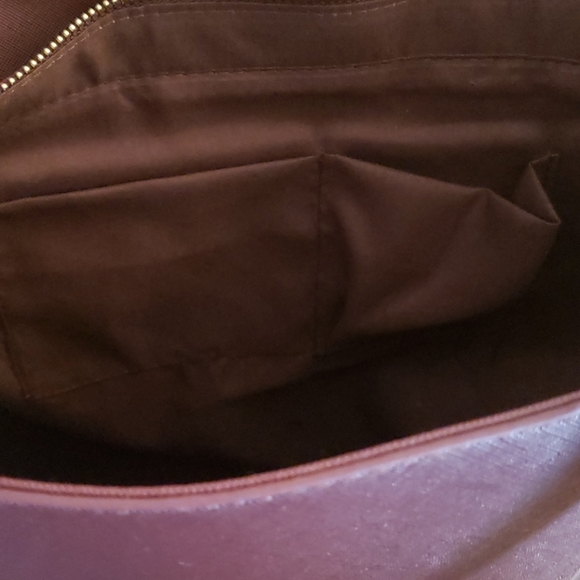 joan vass burgundy tote - Picture 6 of 8